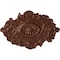 Ekena Millwork Strasbourg Ceiling Medallion, Hand-Painted Copper Penny, 30 1/2"W x 20"H x 1 1/2"P CM30SGCPS - alternate 1